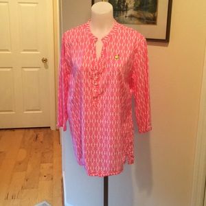 Masters Augusta National Tunic Pink & White XL